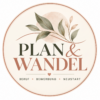 elegantes logo „plan & wandel“